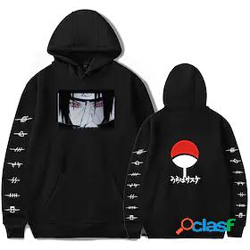 Inspired by Naruto Cosplay Hoodie Anime Akatsuki Uchiha