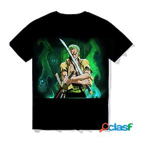 Inspired by One Piece Roronoa Zoro 100% Polyester T-shirt