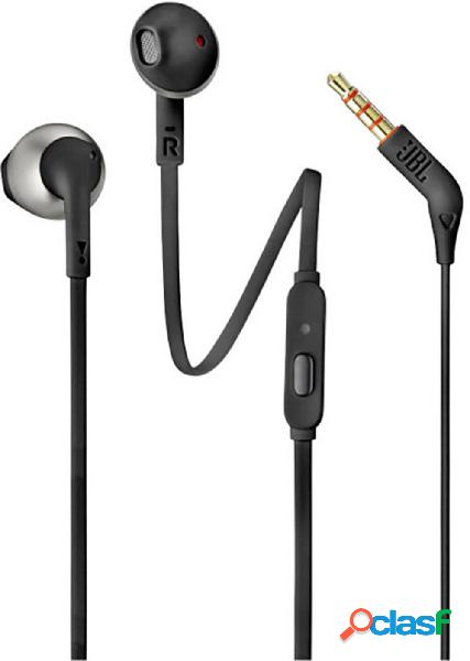 JBL T205 Cuffie auricolari via cavo Nero headset con