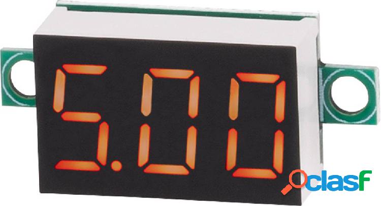 Joy-it Misuratore Voltmetro con display a LED a 3 cifre, da