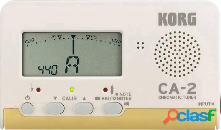 KORG CA2 Accordatore per chitarra Bianco