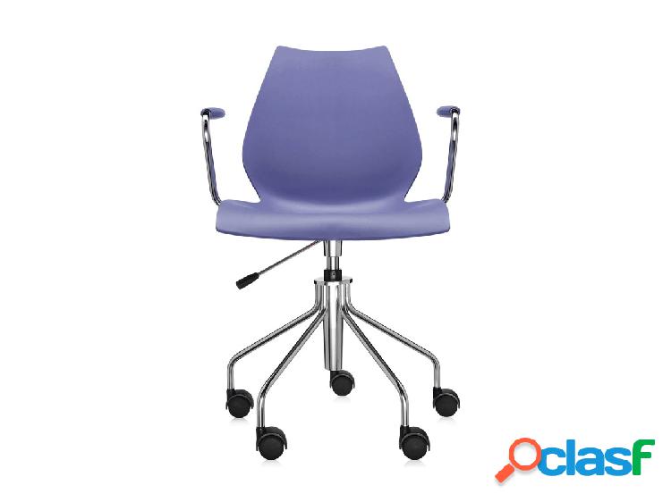 Kartell Maui Poltroncina su Ruote con Braccioli