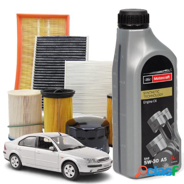 Kit tagliando filtri e olio 5w30 Ford Mondeo III 2.0 Tdci