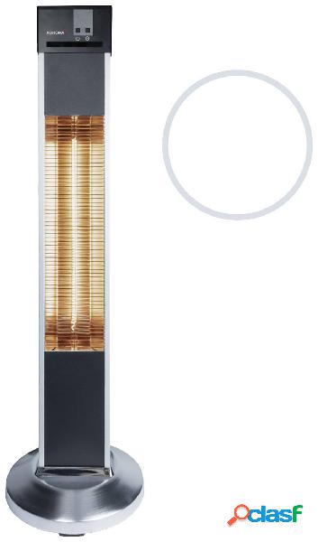 Korona 60000 Generatore daria calda a colonna Argento/Nero