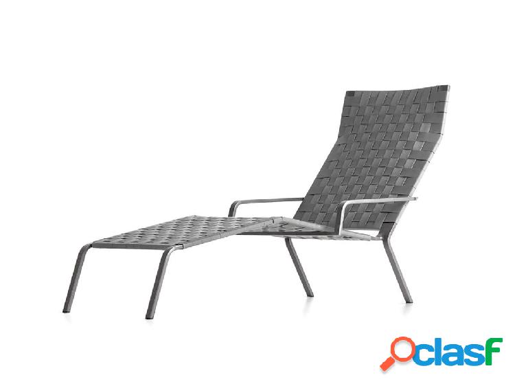 Kristalia Rest Chaise Longue Impilabile per Esterno