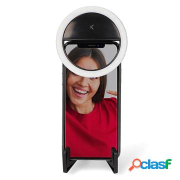 Ksix Studio Live Pocket LED Ring Light con supporto per