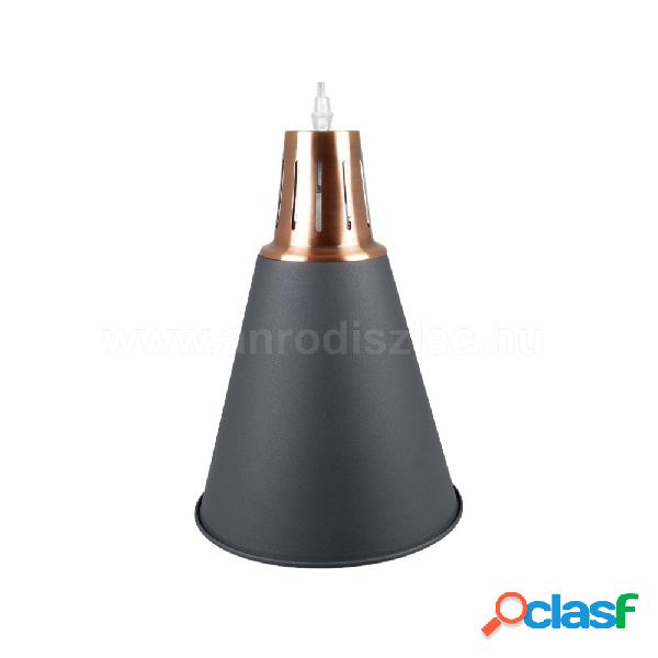 LAMPADARIO PENDENTE LAMPADA A SOSPENSIONE COLORE NERO SABBIA