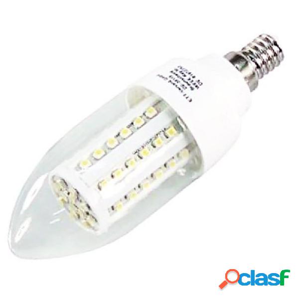 LAMPADINA LED CON 60SMD E14 9W LUNGA DURATA - LUCE CALDA E
