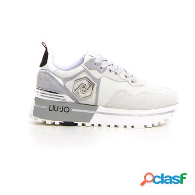 LIU-JO Maxi Wonder sneaker con platform - bianco