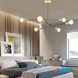 Lampadario 6 luci 105 cm metallo sputnik design lampadario a