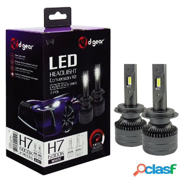 Lampadine H7 Led Headlight Conversion Kit V4 - D-GEAR