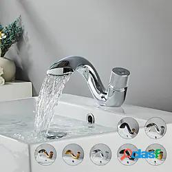 Lavandino rubinetto del bagno - Cascata Ottone antico /