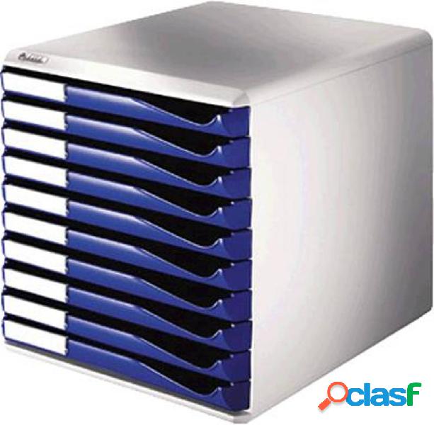 Leitz Cassettiera 5281-00-35 Blu Numero scomparti: 10