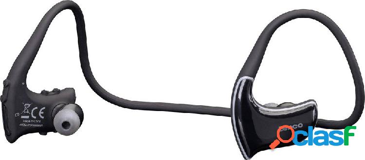 Lenco BTX-750BK Sport Cuffie In Ear Bluetooth Nero headset