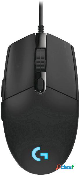 Logitech Pro Hero Mouse da gioco USB Ottico Nero, Blu 6