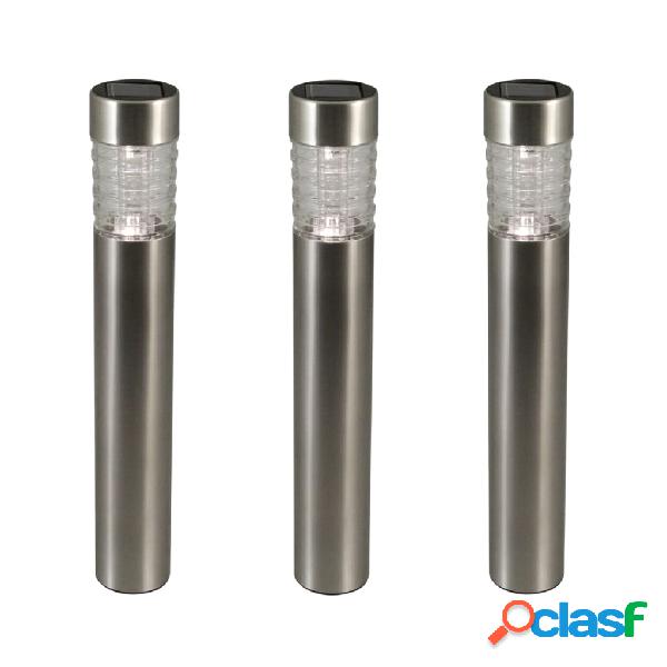 Luxform Luce Solare LED da Giardino a Paletto Tacoma 3pz
