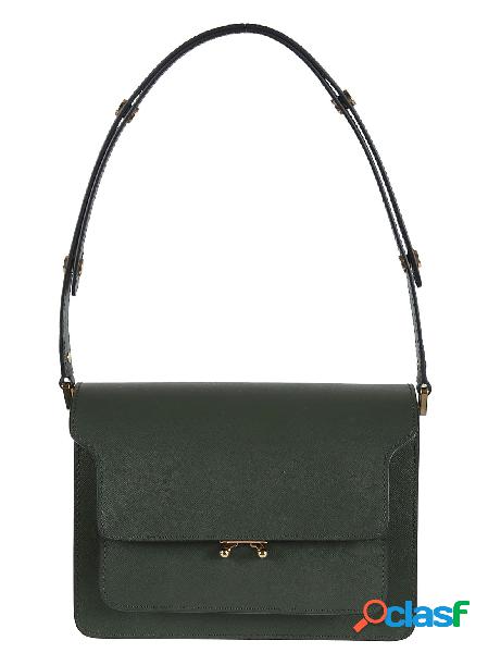 MARNI BORSA A SPALLA DONNA SBMPN09NO1LV520ZV55N PELLE VERDE