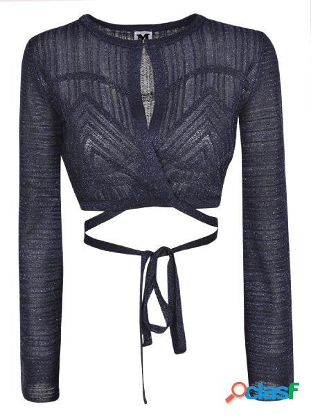 MISSONI TOP DONNA 2DM000202K000WL700G FIBRE SINTETICHE BLU