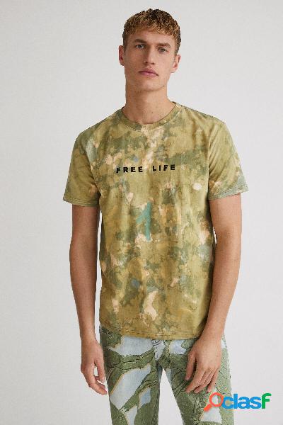 Maglietta maniche corte camouflage