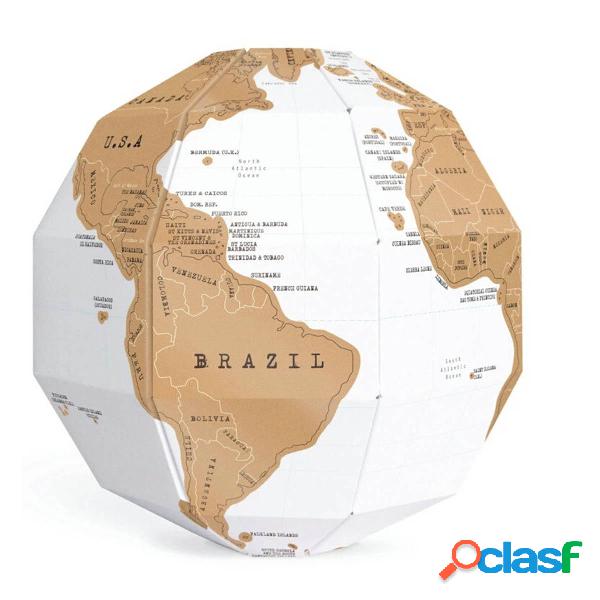 Mappamondo 3D Scratch Stereo Scratch Globe Tellurion Set