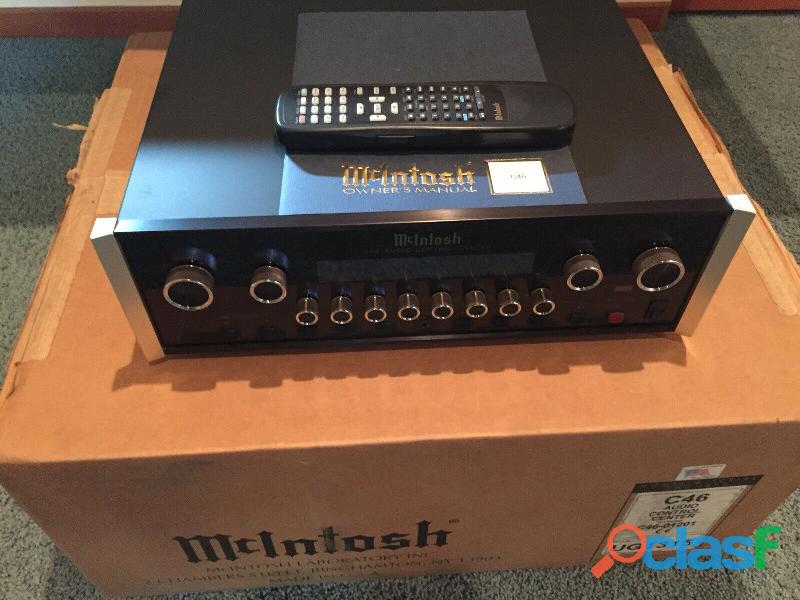 McIntosh C46 Control Amplifier Mint C 46 Amp Preamp