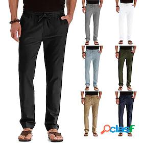 Mens Straight Basic Medium Spring Summer Blue Black Gray