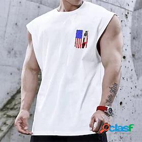 Mens Unisex T shirt Tee Graphic Prints National Flag Hot