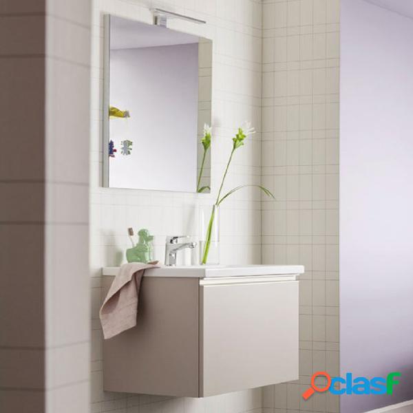 Mobile da bagno sospeso moderno da cm 60x45 con specchio e