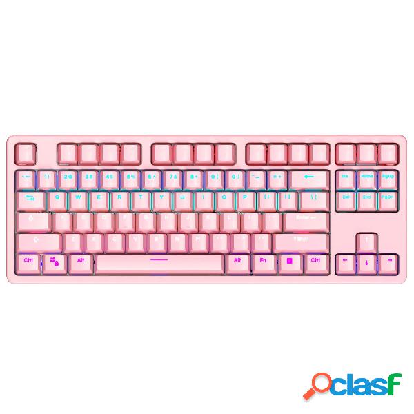 NIUBCP K871 87 tasti Tastiera meccanica TKL Interruttore blu