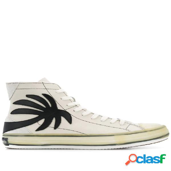 PALM ANGELS HI TOP SNEAKERS UOMO PMIA048R21LEA0020110 COTONE