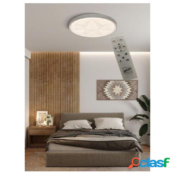PLAFONIERA SMART DIAMOND LED 60W DIMMERABILE MODERNO TONDO