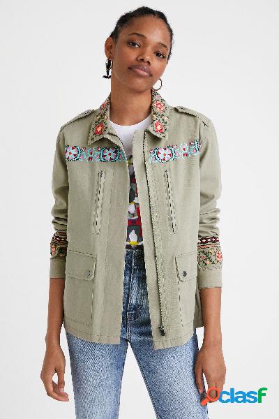 Parka con bordure Amore