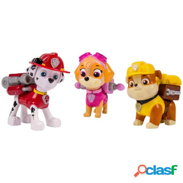 Paw Patrol Gioco Set di Personaggi Marshall/Skye/Rubble