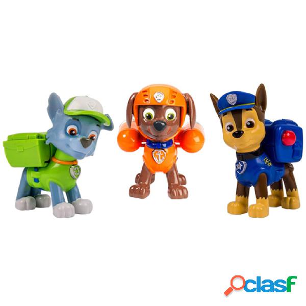Paw Patrol Gioco Set di Personaggi Rocky/Zuma/Chase