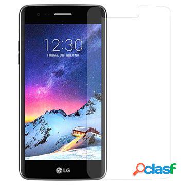 Pellicola salvaschermo in vetro temperato per LG K8 (2017).