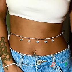 Per donna Body Chain Informale Strada Geometria Copricapo