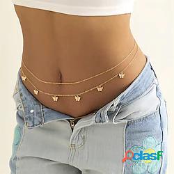 Per donna Body Chain Moderno Strada Farfalla Copricapo