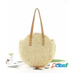 Per donna Borsa di paglia Borse Totalizzatore Borsa di
