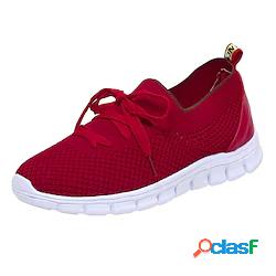 Per donna Scarpe da ginnastica Scarpe Flyknit Lacci Piatto