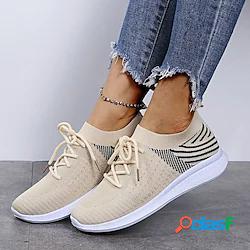 Per donna Scarpe da ginnastica Scarpe Flyknit Piatto Punta