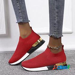 Per donna Scarpe da ginnastica Scarpe Flyknit Piatto Punta