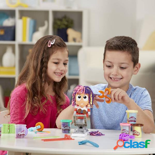 Play-Doh Gioco Parrucchiere Crazy Cuts Stylist 8 Barattoli