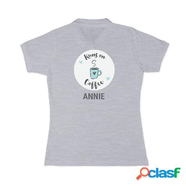 Polo personalizzata - Donna - Grigio - S