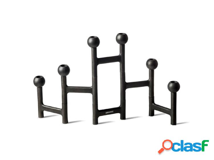 Pols Potten Graphite Round m Candelabro Pieghevole