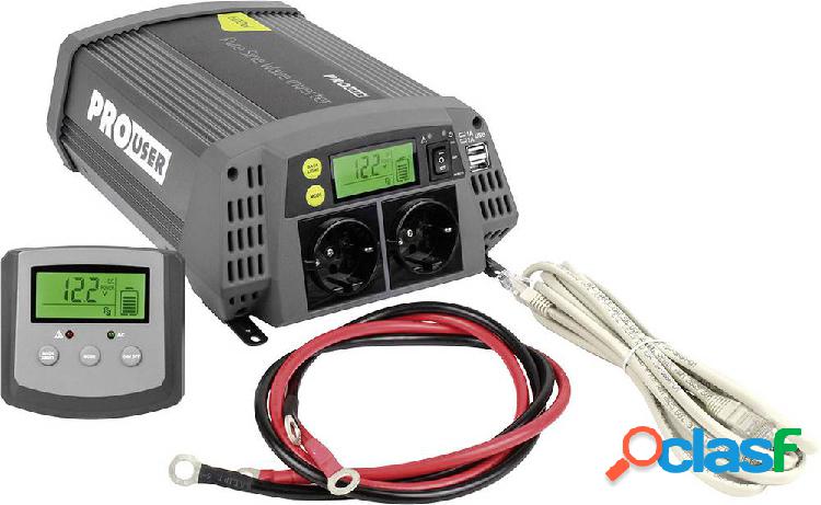 ProUser Inverter Sinus PSI600 600 W 12 V/DC - 230 V/AC, 5.2