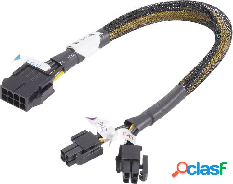 Prolunga Alimentazione Akasa [1x Spina PCIe 8 poli - 2x