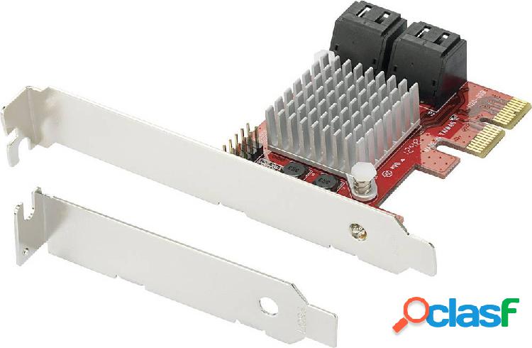 Renkforce 0+4 Porte Scheda controller SATA III PCIe