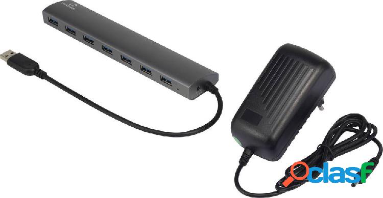 Renkforce 7 Porte Hub USB 3.0 Alluminio