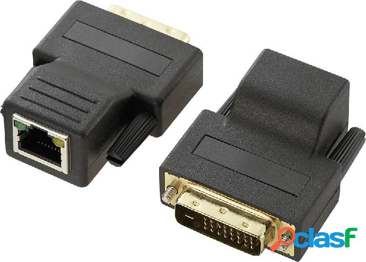 Renkforce DVI Extender (Estensore) su cavo di rete RJ45 70 m