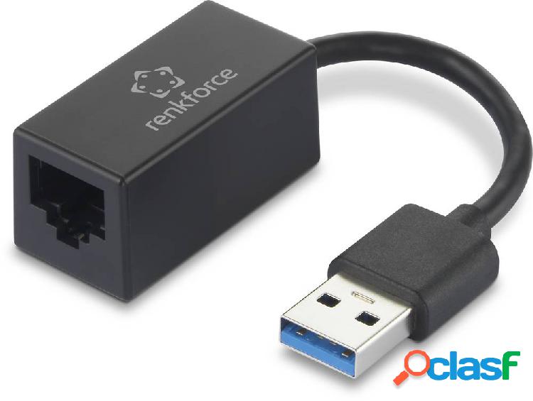 Renkforce RF-4708614 Adattatore 1 GBit/s USB 3.2 Gen 1 (USB
